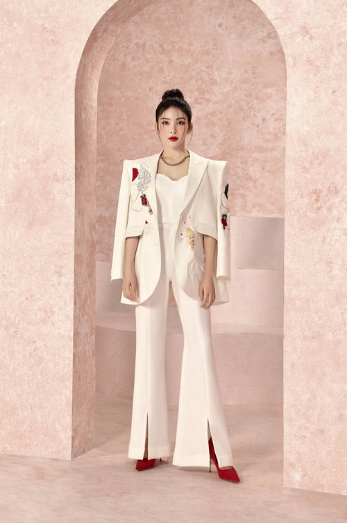 Aromatic Floral 3D Blazer