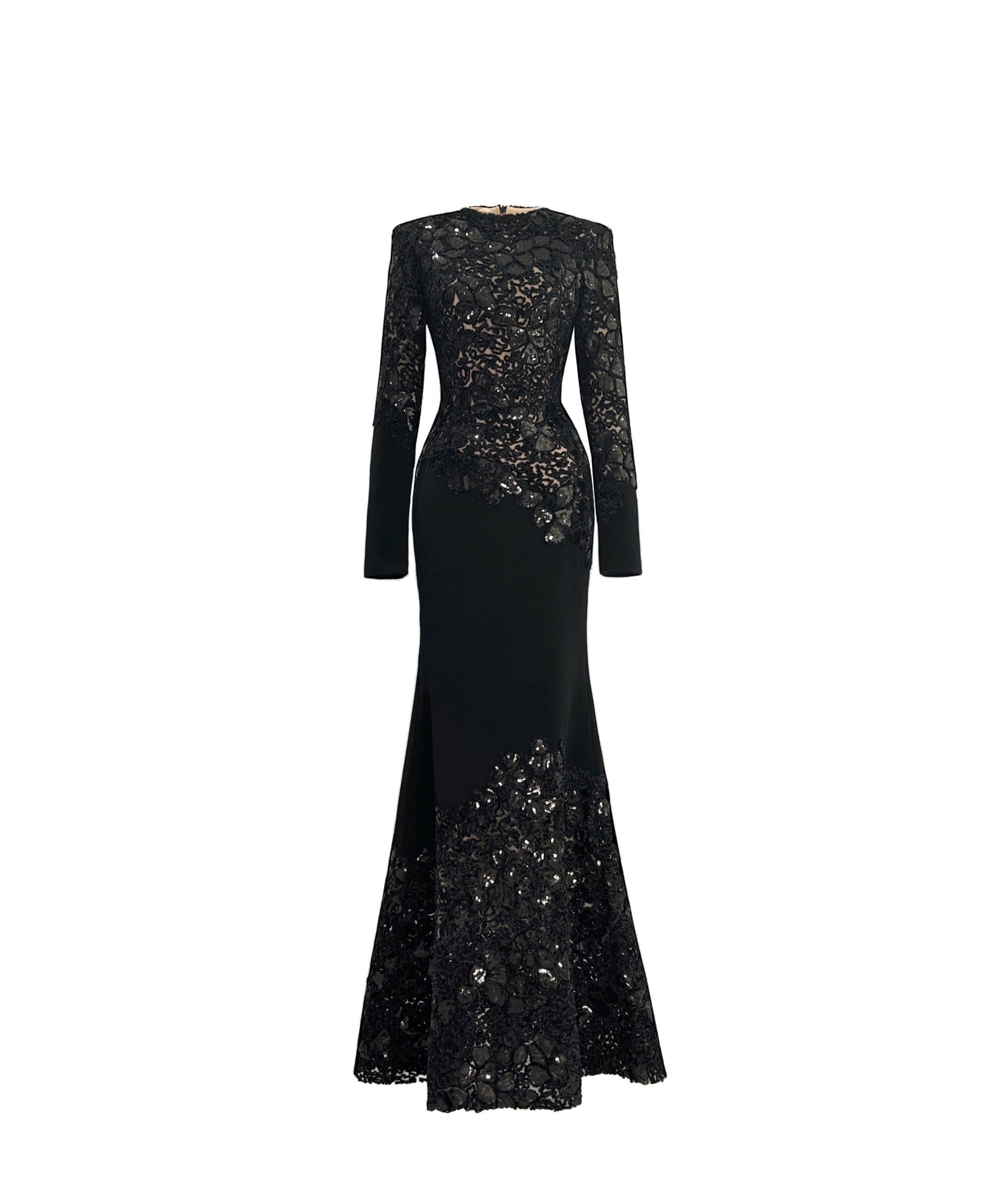 Black Celeste Lace Dress